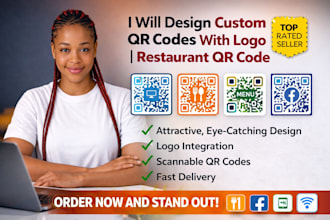 generate custom qr code with your logo, restaurant qr code, qr code generator,