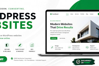 design professional wordpress business website