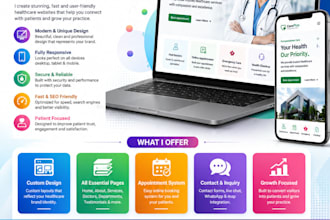 create health care wordpress website