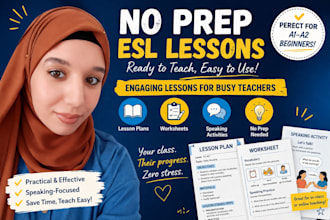 create no prep esl lesson plans for beginner students