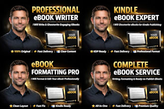 ghostwrite nonfiction ebook, kindle book and amazon KDP ebook writing expertly
