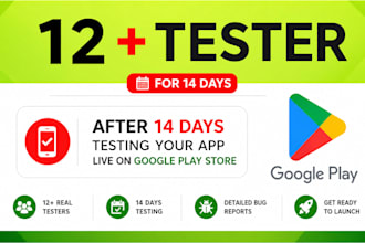 do real 12 testers, android and ios testing, qa website review