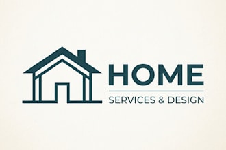 design a modern and professional home logo