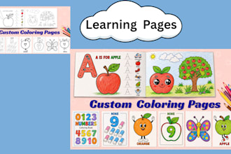 create a professional learning coloring book for kids