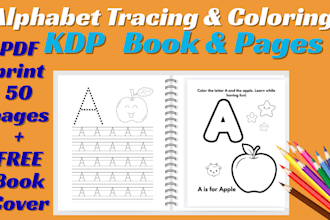 create kids coloring book pages for learning all category