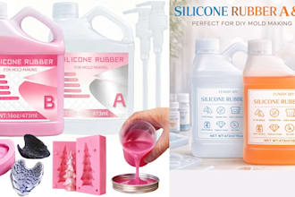 design 3d molds for silicone, rubber, jewelry, and plastic manufacturing