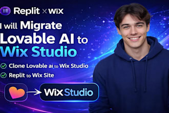 migrate lovable ai to wix studio clone lovable to wix studio replit to wix site