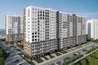 reconstruct residential complex exterior, real estate housing, urban development