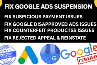 reactivate google disapproved ads counterfeit goods unacceptable business policy