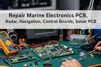 repair marine electronics pcb, radar, navigation, control boards, sonar pcb