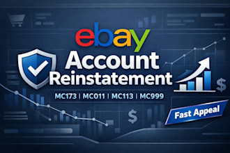 reinstate suspended ebay accounts with mc173 mc011 mc113 mc999 restriction