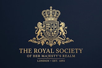 design a luxurious and elegant royal logo