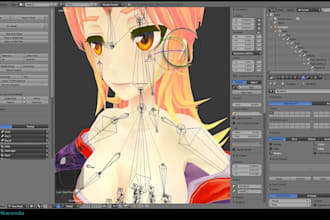 rig, fix, convert any 3d model for mmd, vrchat, vrm, vroid, iclone, weight paint