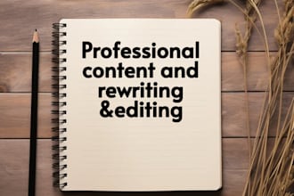rewrite your content to sound professional and clear