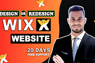 modern wix website design or redesign wix studio and wix store expert