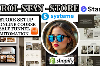 create ROI driven stan store digital product, shopify etsy stan store marketing