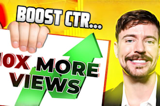 design high CTR, clickbait youtube thumbnails