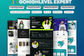 design gohighlevel salesfunnel ghl landing page ghl website wix framer webflow