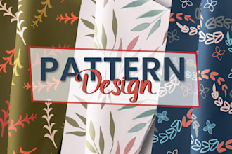 create seamless pattern design for wallpaper and textile