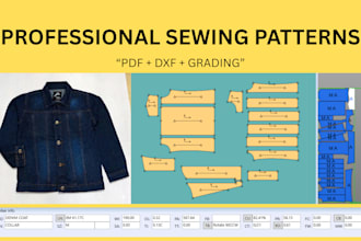 create professional sewing patterns with grading