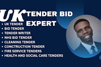 write winning UK tender, bid proposal, and government contracts
