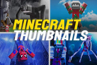 create a minecraft thumbnail for you