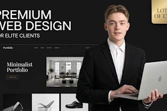 make a professionel easy to use website for you