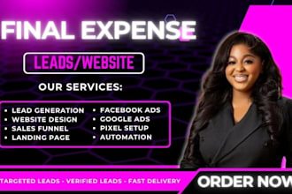 final expense leads insurance sales funnel final expense landing page