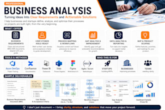 analyze business requirements and process improvement