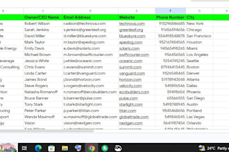 build targeted b2b emails lists