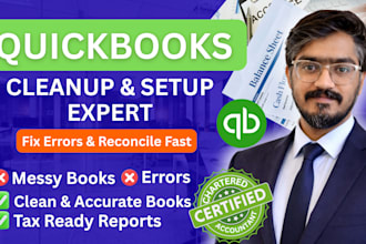 do quickbooks cleanup setup and bookkeeping in quickbooks