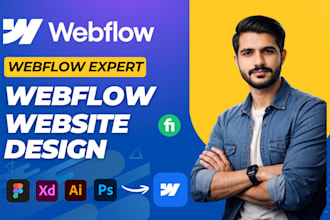 design and develop webflow website, webflow developer, figma to webflow