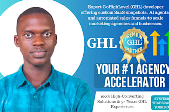 be your gohighlevel expert for saas, snapshots, and automation