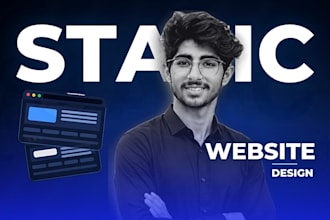 be HTML CSS static website maker or HTML landing page designer