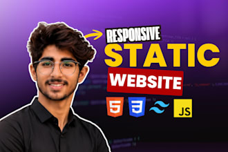 be HTML CSS static website maker or HTML landing page designer
