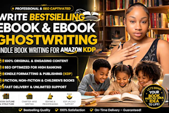 write bestselling ebook, ebook ghostwriting, kindle book writing for amazon KDP