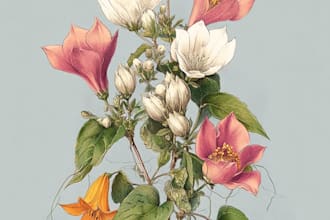 do a botanical illustration