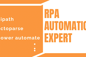 rpa automation uipath power automate octoparse web scrapping rpa bot