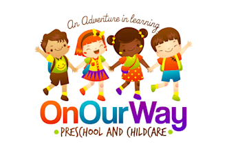 design childcare, education kids, and children logo