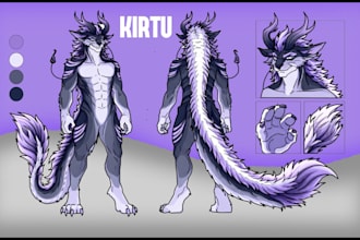fursona ref sheet furry reference sheet anthro ref sheet furry ref sheet nsfw oc