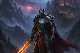 create a custom epic metal or fantasy song with original lyrics