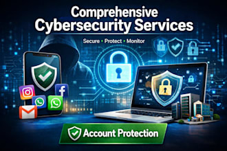 protect and secure your instagram, facebook, gmail accounts professionally