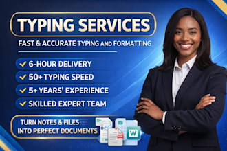 retype scanned documents, do fast typing services, format ms word and pdf