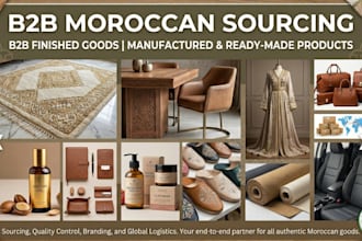 be your morocco b2b sourcing agent for bulk handmade goods