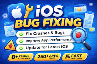 perform bug fixes and app improvements in your ios app