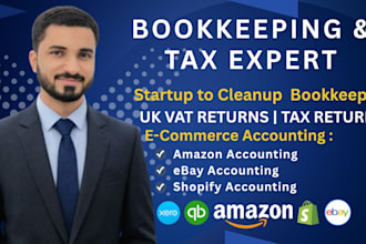 do ecommerce bookkeeping accounting for amazon, ebay, shopify in quickbooks xero