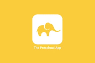 design baby shop, child care, day care, school,and kids logo