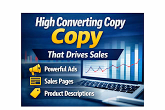 write high converting copy for ads, sales and websites