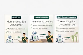 rewrite and humanize ai content into natural engaging copy