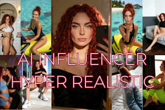 create realistic ai influencers for social media or fanvue